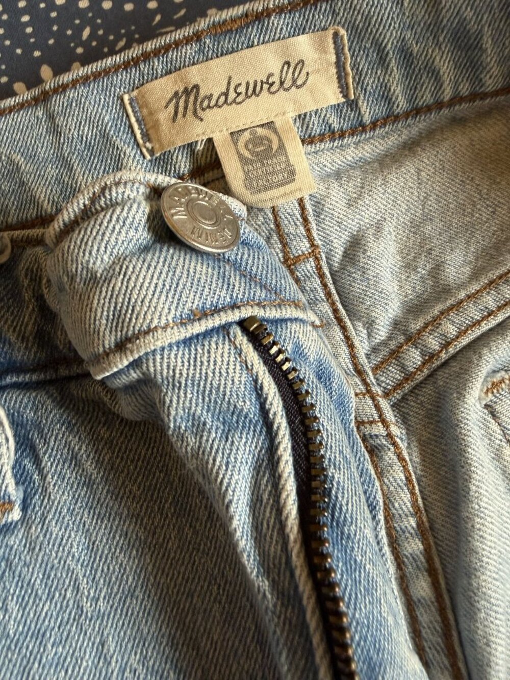 Madewell The Perfect Vintage Straight Jean Light Wash Size 29 High Rise Denim